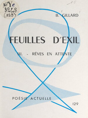 cover image of Feuilles d'exil, 3